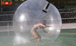 use large zorb ball in summer